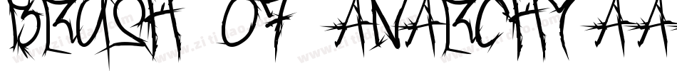 Brush Of Anarchy字体转换
